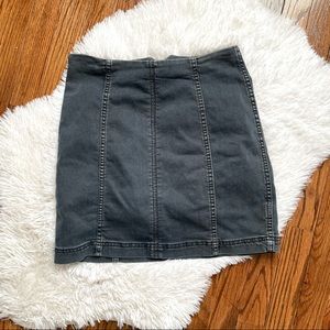 Free People denim skirt
